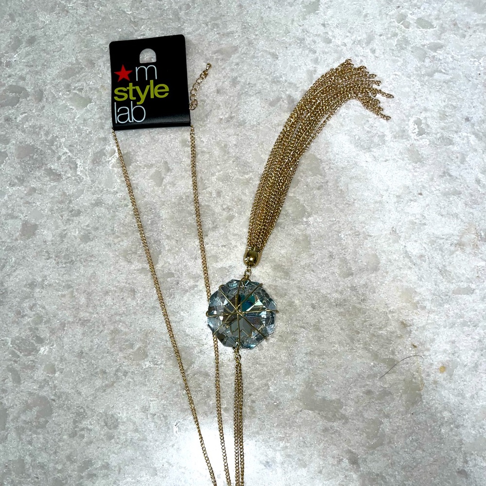 Macy’s style lab necklace